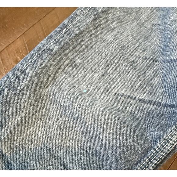 Vigoss Bootcut Jeans Women’s Size 27 27x33 Denim Stretch Distressed Raw Hem - Picture 13 of 16
